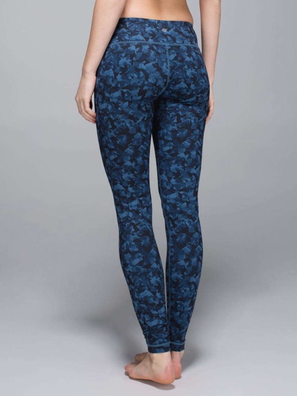 Lululemon Wunder Under Pants  Mystic Jungle Hawk Blue Harbor Blue / Hawk Blue 6